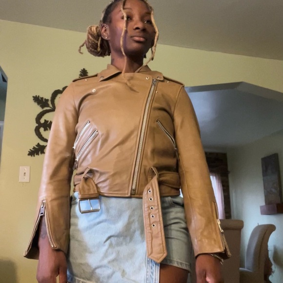 Leather Walter Baker jacket size S - Picture 4 of 12